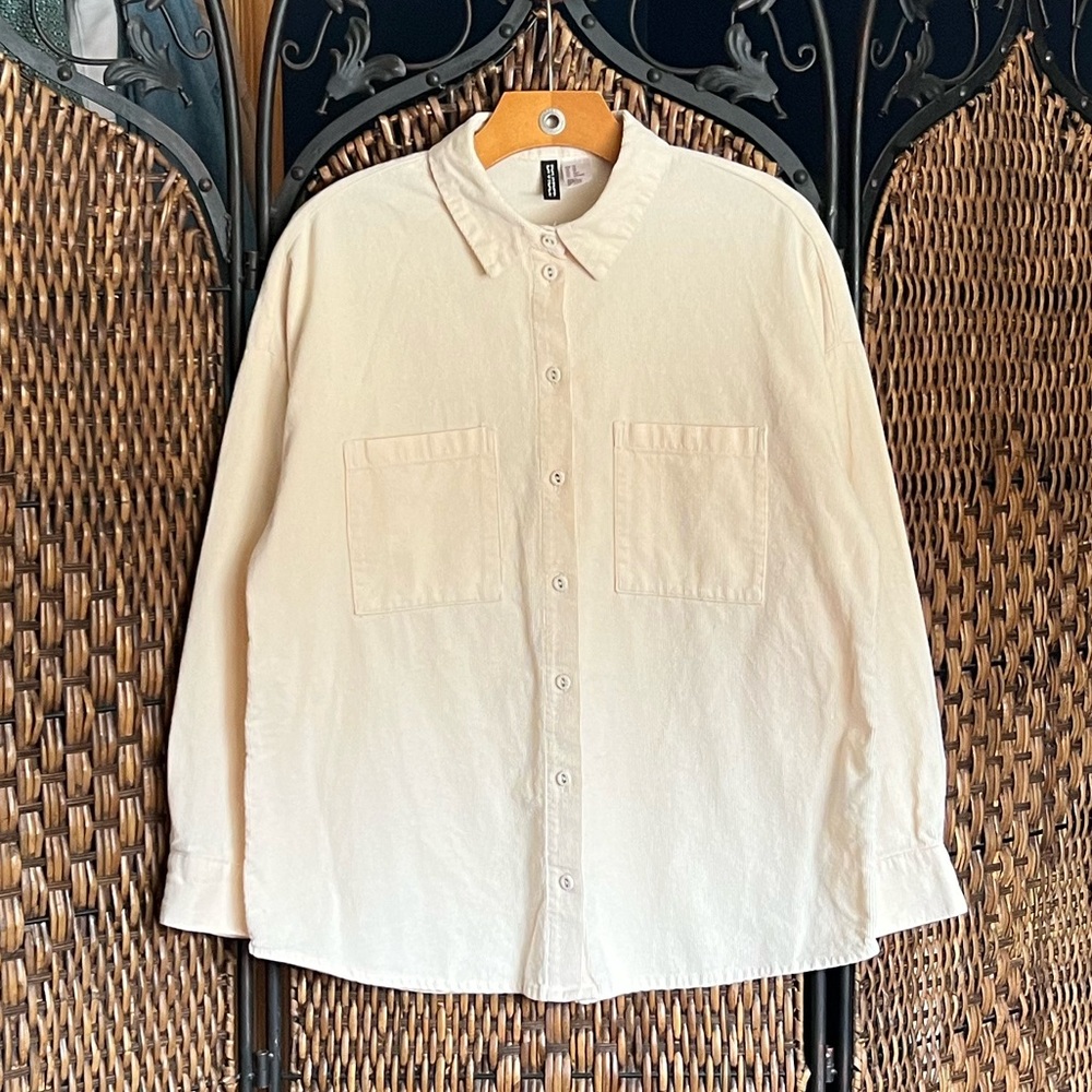 XS H&M Corduroy Button Down Shirt
